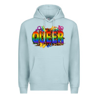 Blue Mist queer Premium Hoodie - FaDigitalArtStudio