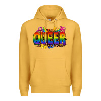 Mustard queer Premium Hoodie - FaDigitalArtStudio