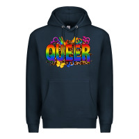 Navy queer Premium Hoodie - FaDigitalArtStudio
