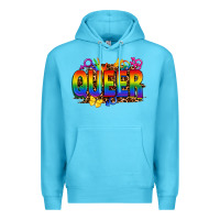 Ocean Blue queer Premium Hoodie - FaDigitalArtStudio