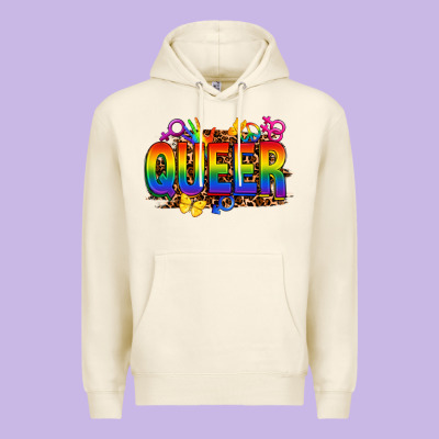 Queer Premium Hoodie Designed By Fadigitalartstudio