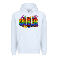 White queer Premium Hoodie - FaDigitalArtStudio