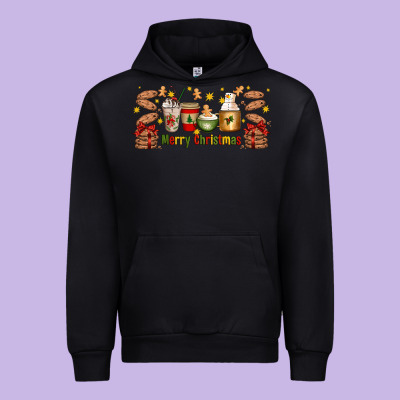 Christmas Coffee Cups Urban Hoodie Designed By Artiststas