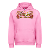 Fuchsia Pink Christmas coffee cups Urban Hoodie - Artiststas