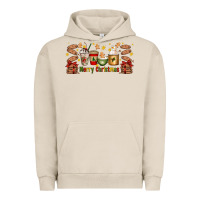 Pigment French Oak Christmas coffee cups Urban Hoodie - Artiststas