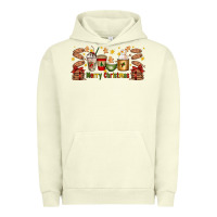 Pigment Pistachio Christmas coffee cups Urban Hoodie - Artiststas