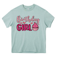 Arona birthday girl cupcake Heavy Core Tee - MaliasSmallBusiness
