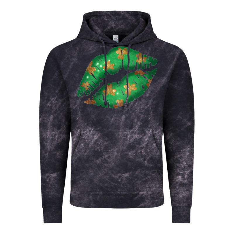 St. Patricks Day Green Lips Vintage Hoodie by Bettercallsaul | Teevron