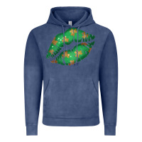 Vintage Denim St. Patricks Day Green Lips Vintage Hoodie - Bettercallsaul
