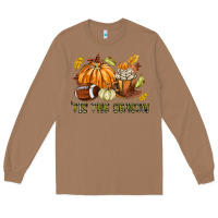 Toasted Coconut Tis The Season Fall Long Sleeve Tee - texasbilliewilder