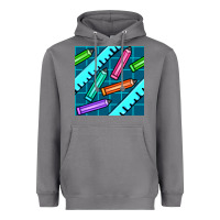 Storm school pencil seamless pattern Heavyweight Hoodie - BundleAndBundleShop