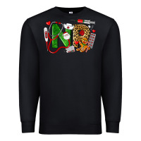 Black christmas nr nurse practitioner nurse Premium Sweatshirt - LillyAllenDesigns