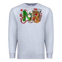 Heather Grey christmas nr nurse practitioner nurse Premium Sweatshirt - LillyAllenDesigns