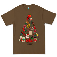 Cacao teacher christmas tree Premium Tee - MaliasSmallBusiness