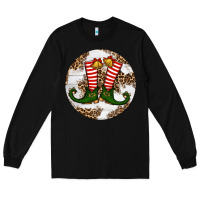 Black Elf Shoes Christmas Long Sleeve Tee - RanaPortraitStore