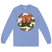 Colony Blue Elf Shoes Christmas Long Sleeve Tee - RanaPortraitStore