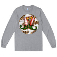 Heather Grey Elf Shoes Christmas Long Sleeve Tee - RanaPortraitStore