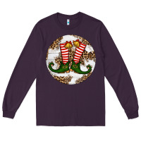 Plum Elf Shoes Christmas Long Sleeve Tee - RanaPortraitStore