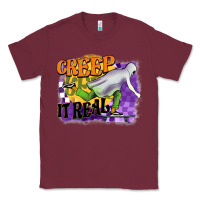 Burgundy creep it real Classic Tee - BarkalooDesign