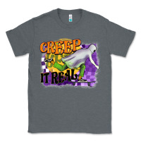 Charcoal Heather creep it real Classic Tee - BarkalooDesign