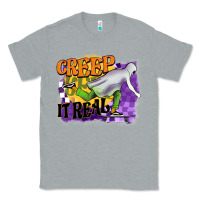 Heather Grey creep it real Classic Tee - BarkalooDesign