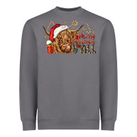 Storm merry christmas yall Heavyweight Sweatshirt - CowGirlArtShop