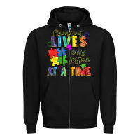 Black Changing lives one session at a time Zipper Hoodie - FaDigitalArtStudio