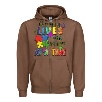 Chestnut Changing lives one session at a time Zipper Hoodie - FaDigitalArtStudio