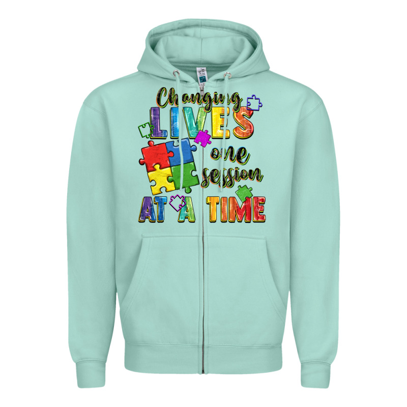 Changing Lives One Session At A Time Zipper Hoodie by FaDigitalArtStudio | Teevron