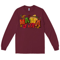 Burgundy Mama cita Long Sleeve Tee - NancyCooperArtShop