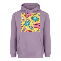 Lavender nurse medicine seamless pattern Heavyweight Hoodie - BundleAndBundleShop