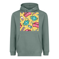 Sage nurse medicine seamless pattern Heavyweight Hoodie - BundleAndBundleShop