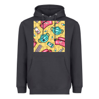 Smoke nurse medicine seamless pattern Heavyweight Hoodie - BundleAndBundleShop