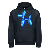 Navy Blue Dog Balloon Urban Hoodie - Artiststas