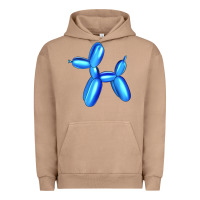 Pigment Burro Blue Dog Balloon Urban Hoodie - Artiststas