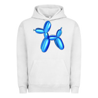 Pigment Lunar Rock Blue Dog Balloon Urban Hoodie - Artiststas