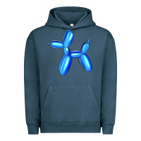 Pigment Midnight Navy Blue Dog Balloon Urban Hoodie - Artiststas