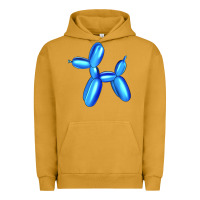 Pigment Peanut Butter Blue Dog Balloon Urban Hoodie - Artiststas