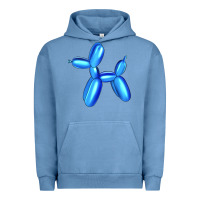 Pigment Pebble Blue Blue Dog Balloon Urban Hoodie - Artiststas