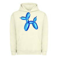 Pigment Pistachio Blue Dog Balloon Urban Hoodie - Artiststas