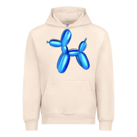 Sandshell Blue Dog Balloon Urban Hoodie - Artiststas