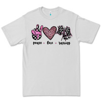 Dove Grey peace love racing Premium Tee - JahusDesignShop