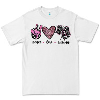 White peace love racing Premium Tee - JahusDesignShop