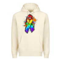Sandshell Pride ribbon Premium Hoodie - FaDigitalArtStudio