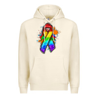 Tofu Pride ribbon Premium Hoodie - FaDigitalArtStudio