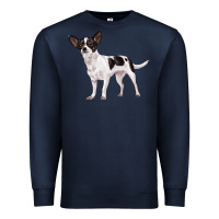 Navy chihuahua Premium Sweatshirt - LillyAllenDesigns