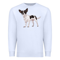 White chihuahua Premium Sweatshirt - LillyAllenDesigns