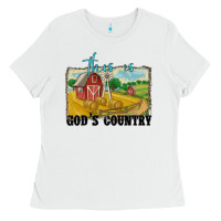 White this is god's country Ladies Tee - MaliasSmallBusiness