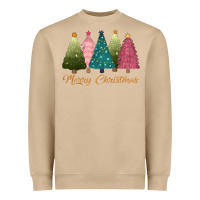 Merry Christmas Trees Heavyweight Sweatshirt | Teevron