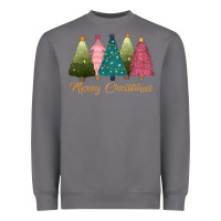 Storm merry christmas trees Heavyweight Sweatshirt - CowGirlArtShop